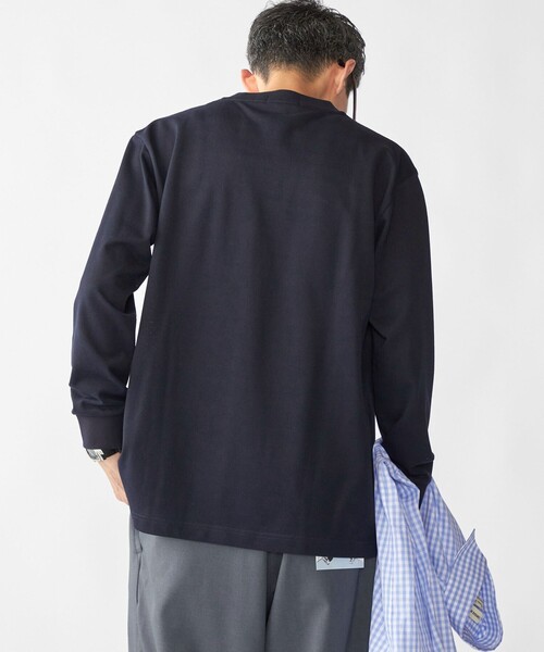 SHIPS別注】FRED PERRY: ピケ ロングスリーブ T シャツ（Tシャツ