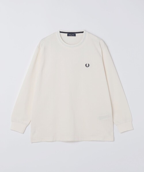 FRED PERRY(フレッドペリー)の「【SHIPS別注】FRED PERRY: ピケ ロングスリーブ T シャツ(Tシャツ/カットソー・メンズ・ナチュラル/ブラック/ネイビー/オートミール/ダークグレー/ダークブルー・SMALL/MEDIUM/LARGE/X-LARGE)」の16枚目の写真