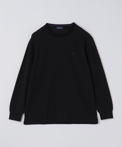 FRED PERRY(フレッドペリー)の「【SHIPS別注】FRED PERRY: ピケ ロングスリーブ T シャツ(Tシャツ/カットソー・メンズ・ナチュラル/ブラック/ネイビー/オートミール/ダークグレー/ダークブルー・SMALL/MEDIUM/LARGE/X-LARGE)」の14枚目の写真