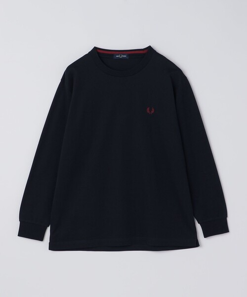 FRED PERRY(フレッドペリー)の「【SHIPS別注】FRED PERRY: ピケ ロングスリーブ T シャツ(Tシャツ/カットソー・メンズ・ナチュラル/ブラック/ネイビー/オートミール/ダークグレー/ダークブルー・SMALL/MEDIUM/LARGE/X-LARGE)」の11枚目の写真