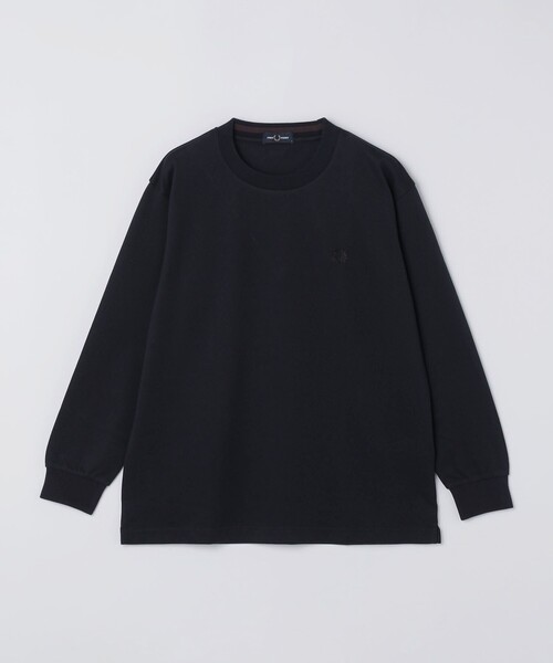 FRED PERRY(フレッドペリー)の「【SHIPS別注】FRED PERRY: ピケ ロングスリーブ T シャツ(Tシャツ/カットソー・メンズ・ナチュラル/ブラック/ネイビー/オートミール/ダークグレー/ダークブルー・SMALL/MEDIUM/LARGE/X-LARGE)」の8枚目の写真