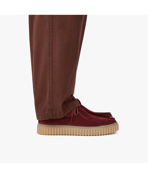 Clarks(クラークス)の「Torhill Hi / トーヒルハイ(ワインスエード)(モカシン/デッキシューズ・メンズ・ワイン・UK10/UK9.5/UK9/UK8.5/UK8/UK7.5/UK7/UK6.5/UK6)」の7枚目の写真