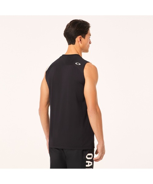 OAKLEY(オークリー)の「オークリー ENHANCE TECH COLD NS CREW 2.0/タンクトップ/ Training・トレーニングコレクション/ スポーツ/ OAKLEY(タンクトップ・メンズ・ブラック/ブルー系その他/ネイビー/ホワイト・L/M/S/XL/XS)」の8枚目の写真