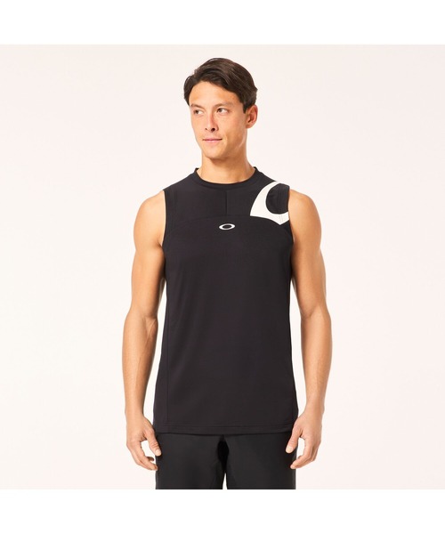 OAKLEY(オークリー)の「オークリー ENHANCE TECH COLD NS CREW 2.0/タンクトップ/ Training・トレーニングコレクション/ スポーツ/ OAKLEY(タンクトップ・メンズ・ブラック/ブルー系その他/ネイビー/ホワイト・L/M/S/XL/XS)」の5枚目の写真