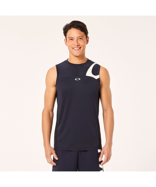 OAKLEY(オークリー)の「オークリー ENHANCE TECH COLD NS CREW 2.0/タンクトップ/ Training・トレーニングコレクション/ スポーツ/ OAKLEY(タンクトップ・メンズ・ブラック/ブルー系その他/ネイビー/ホワイト・L/M/S/XL/XS)」の14枚目の写真