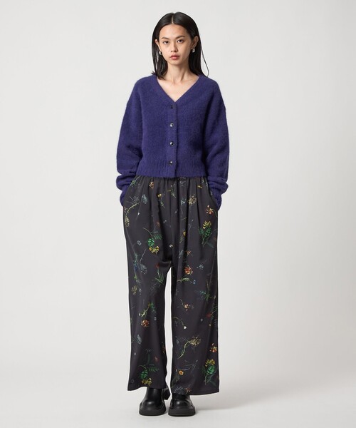 EMMEL REFINES（エメルリファインズ）の「＜EMMEL REFINES＞EM FOX/W/CA Vネック カーディガン（カーディガン/ボレロ・レディース・レッド/ライトグレー/パープル・FREE）」の9枚目の写真