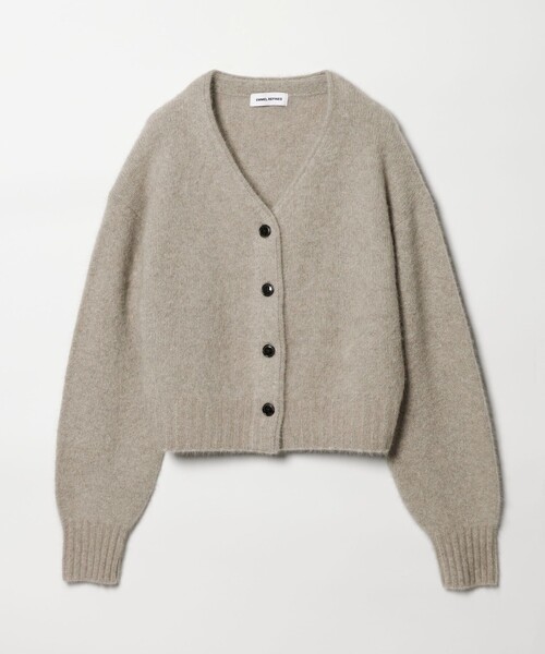 EMMEL REFINES（エメルリファインズ）の「＜EMMEL REFINES＞EM FOX/W/CA Vネック カーディガン（カーディガン/ボレロ・レディース・レッド/ライトグレー/パープル・FREE）」の7枚目の写真