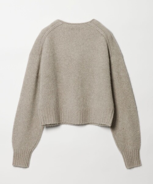 EMMEL REFINES（エメルリファインズ）の「＜EMMEL REFINES＞EM FOX/W/CA Vネック カーディガン（カーディガン/ボレロ・レディース・レッド/ライトグレー/パープル・FREE）」の6枚目の写真