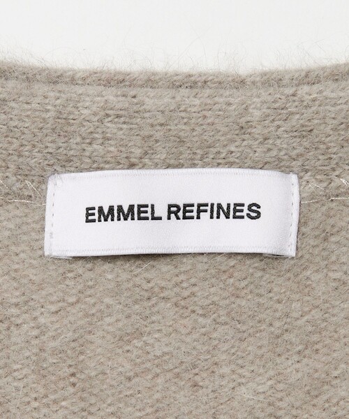EMMEL REFINES（エメルリファインズ）の「＜EMMEL REFINES＞EM FOX/W/CA Vネック カーディガン（カーディガン/ボレロ・レディース・レッド/ライトグレー/パープル・FREE）」の13枚目の写真