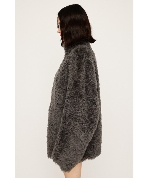 SLY(スライ)の「【2サイズ展開】CURLED BOA BZ カールド ボア ブルゾン 冬服 クリスマス(ブルゾン・レディース・ブラウン系その他2/グレー/ブラック系その他2・1/2)」の22枚目の写真