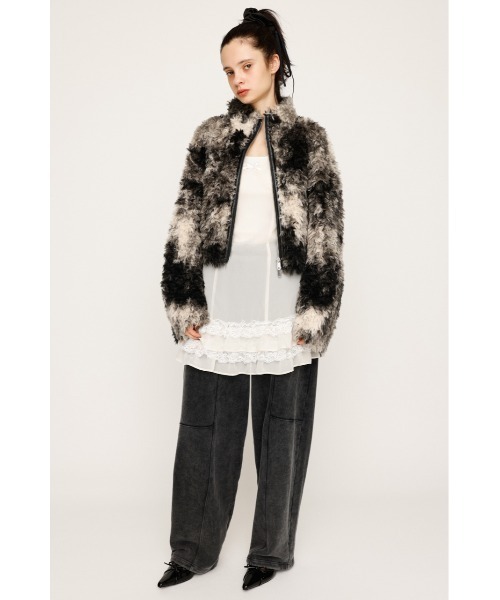 SLY ボアブルゾン SLY ブルゾン アウター 「2サイズ展開」CURLED BOA BZ カールド