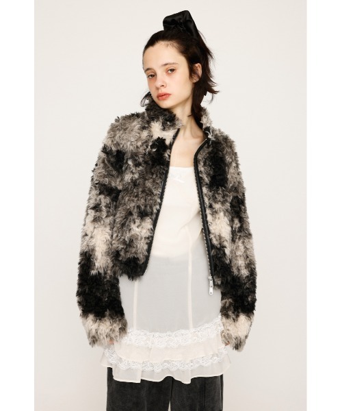 CURLED BOA BZ カールド ボア ブルゾン 秋服 セール】【2サイズ展開】CURLED BOA BZ カールド ボア ブルゾン 秋服