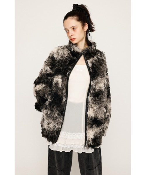 セール】【2サイズ展開】CURLED BOA BZ カールド ボア ブルゾン 秋服