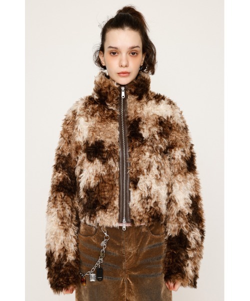 セール】【2サイズ展開】CURLED BOA BZ カールド ボア ブルゾン 冬服