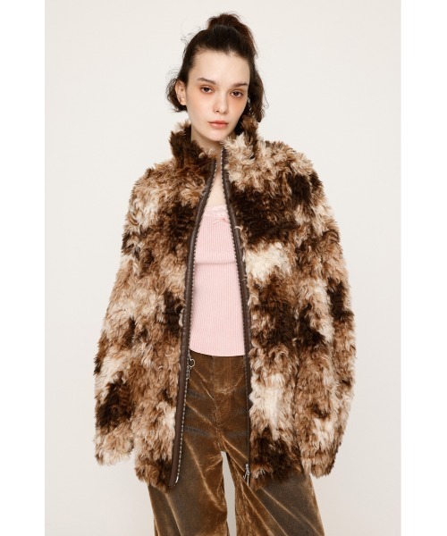 CURLED BOA BZ カールド ボア ブルゾン 秋服 SLY（スライ） ブルゾン アウター 「2サイズ展開」CURLED BOA BZ