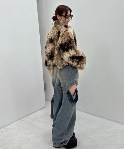 セール】【2サイズ展開】CURLED BOA BZ カールド ボア ブルゾン 冬服