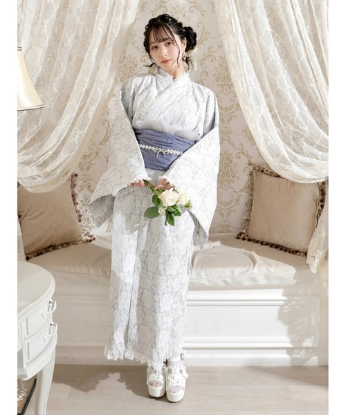 【マイティー】レースフリルセパレート浴衣[tu1514] ショート、計3点 3点セット2Wayレースフリルセパレート浴衣[tu1514] | レディース