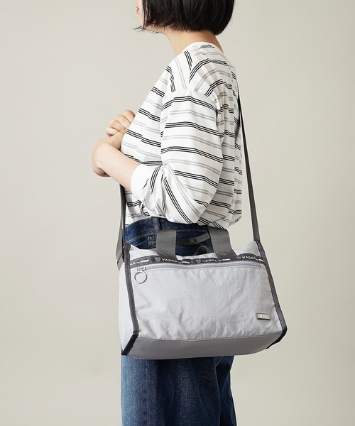 moz(モズ)の「【VASKA by moz】ヴェスカ バイ モズ 2WAYショルダーバッグ ハンドバッグ VZNS-02(ショルダーバッグ・レディース・イエロー/ブラック/グレー/グレイッシュブルー・ONE SIZE)」の7枚目の写真