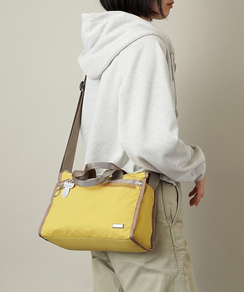 moz(モズ)の「【VASKA by moz】ヴェスカ バイ モズ 2WAYショルダーバッグ ハンドバッグ VZNS-02(ショルダーバッグ・レディース・イエロー/ブラック/グレー/グレイッシュブルー・ONE SIZE)」の11枚目の写真
