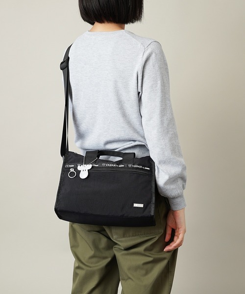 moz(モズ)の「【VASKA by moz】ヴェスカ バイ モズ 2WAYショルダーバッグ ハンドバッグ VZNS-02(ショルダーバッグ・レディース・イエロー/ブラック/グレー/グレイッシュブルー・ONE SIZE)」の6枚目の写真