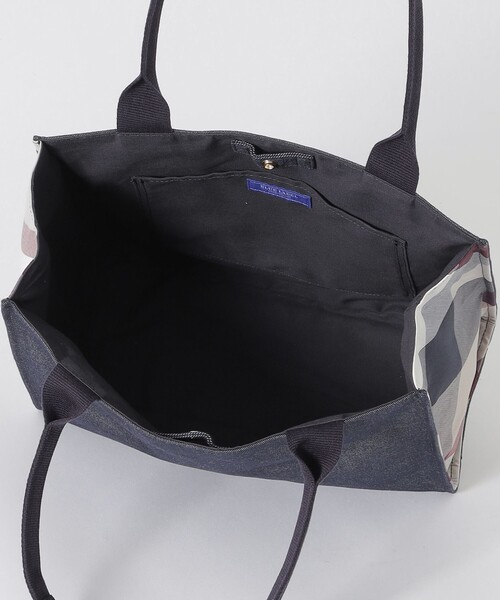 BLUE LABEL CRESTBRIDGE（ブルーレーベルクレストブリッジ）の「スクエアトート（トートバッグ・レディース・ブラック/ダークネイビー・FREE）」の5枚目の写真