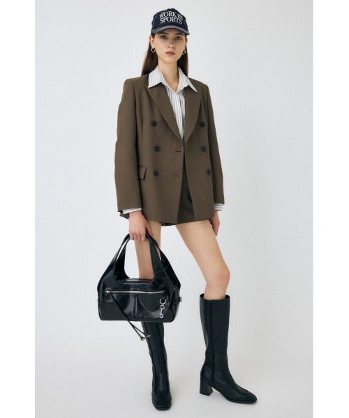 25年AW新作】DOUBLE BREASTED PEAKED ジャケット（テーラード