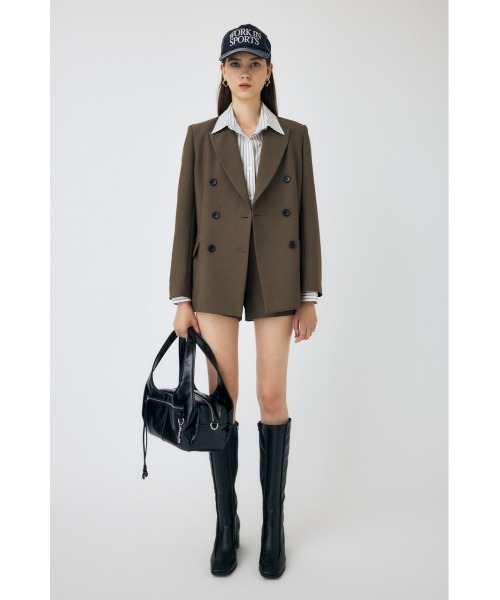 25年AW新作】DOUBLE BREASTED PEAKED ジャケット（テーラード