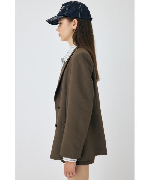 セール】【25年AW新作】DOUBLE BREASTED PEAKED ジャケット