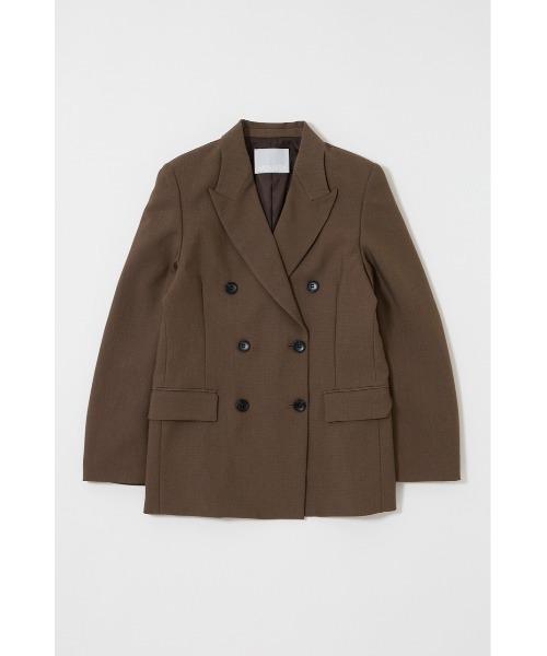 25年AW新作】DOUBLE BREASTED PEAKED ジャケット（テーラード