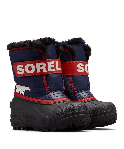 SOREL(ソレル)の「防滑 防水・撥水 SOREL/チルドレンズ スノー コマンダー ブーツ/ソレル(ブーツ・キッズ・ネイビー/ブラック/パープル/レッド/ピンク・18.0cm/14.0cm/15.0cm/17.0cm/16.0cm/13.0cm)」の3枚目の写真