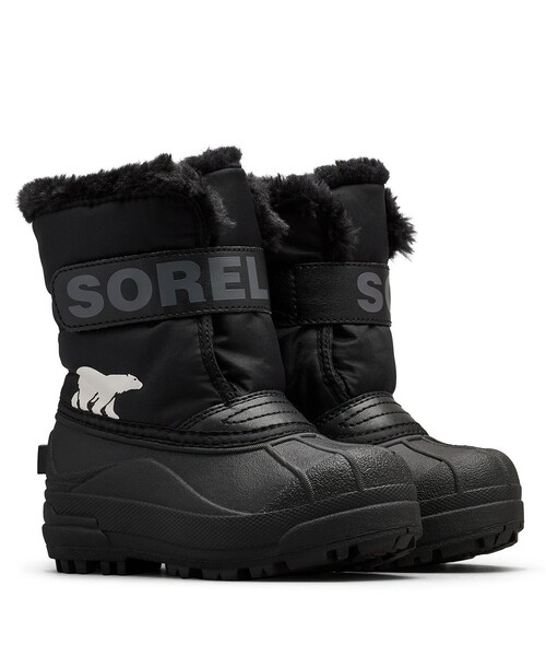 防滑 防水・撥水 SOREL／チルドレンズ スノー コマンダー ブーツ