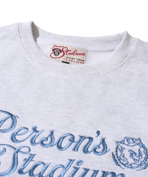 PERSON'S（パーソンズ）の「【PERSON’S STADIUM / パーソンズスタジアム】バンドネコ クルーネックスウェットプルオーバー（スウェット・レディース・ブラック/オートミール/ネイビー・MEDIUM/LARGE/X-LARGE）」の10枚目の写真