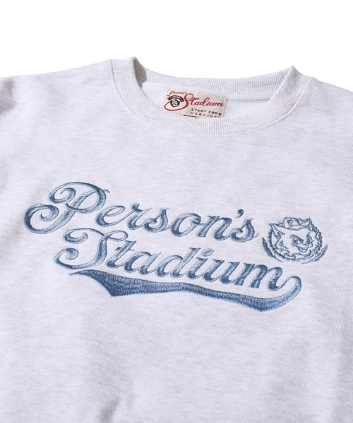 PERSON'S（パーソンズ）の「【PERSON’S STADIUM / パーソンズスタジアム】バンドネコ クルーネックスウェットプルオーバー（スウェット・レディース・ブラック/オートミール/ネイビー・MEDIUM/LARGE/X-LARGE）」の11枚目の写真