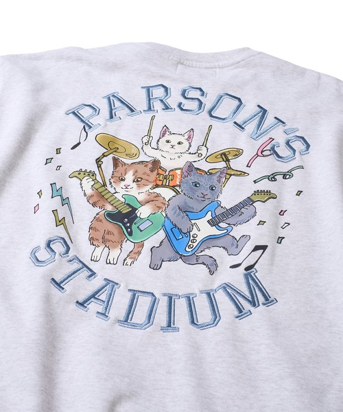 PERSON'S（パーソンズ）の「【PERSON’S STADIUM / パーソンズスタジアム】バンドネコ クルーネックスウェットプルオーバー（スウェット・レディース・ブラック/オートミール/ネイビー・MEDIUM/LARGE/X-LARGE）」の12枚目の写真