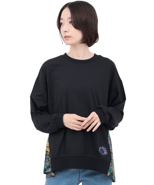 チチカカ（チチカカ）の「ドライ軽量ストレッチＵＶ切替プルオーバー（Tシャツ/カットソー・レディース・ブラック/カーキ・FREE）」の7枚目の写真