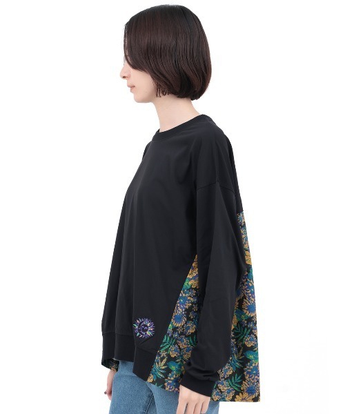 チチカカ（チチカカ）の「ドライ軽量ストレッチＵＶ切替プルオーバー（Tシャツ/カットソー・レディース・ブラック/カーキ・FREE）」の9枚目の写真