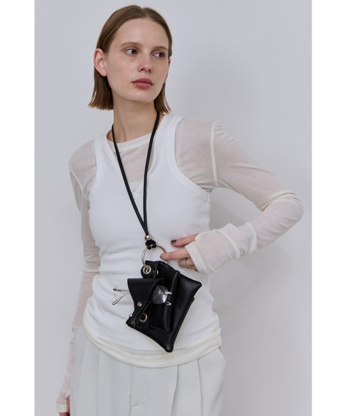 un/neu（アンノイ）の「4パーツカスタムポーチショルダー / ネックストラップ / メガネフォルダー / リップケース（ショルダーバッグ・レディース・ブラウン/ブラック・FREE）」の16枚目の写真