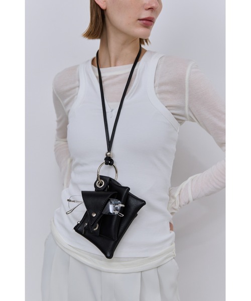 un/neu（アンノイ）の「4パーツカスタムポーチショルダー / ネックストラップ / メガネフォルダー / リップケース（ショルダーバッグ・レディース・ブラウン/ブラック・FREE）」の17枚目の写真