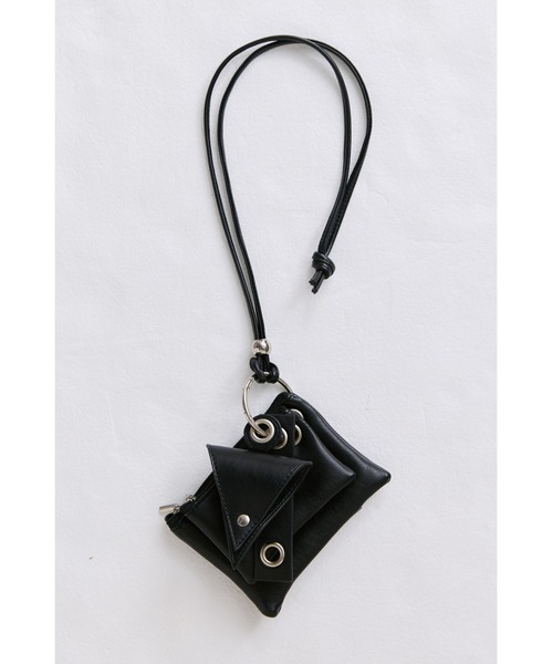 un/neu（アンノイ）の「4パーツカスタムポーチショルダー / ネックストラップ / メガネフォルダー / リップケース（ショルダーバッグ・レディース・ブラウン/ブラック・FREE）」の11枚目の写真