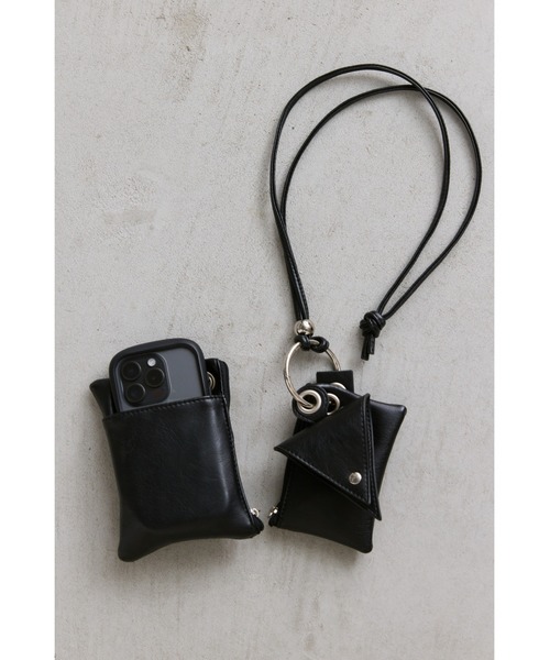 un/neu（アンノイ）の「4パーツカスタムポーチショルダー / ネックストラップ / メガネフォルダー / リップケース（ショルダーバッグ・レディース・ブラウン/ブラック・FREE）」の15枚目の写真