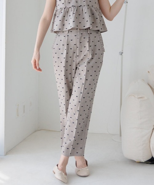 flower(フラワー)の「タイニーリボンパンツ(その他パンツ・レディース・グレー/ブラック/ブラウン・FREE)」の3枚目の写真