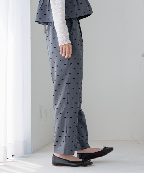 flower(フラワー)の「タイニーリボンパンツ(その他パンツ・レディース・グレー/ブラック/ブラウン・FREE)」の11枚目の写真