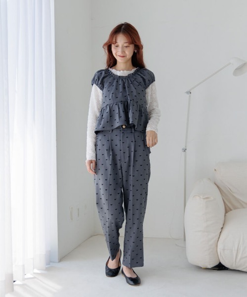 flower(フラワー)の「タイニーリボンパンツ(その他パンツ・レディース・グレー/ブラック/ブラウン・FREE)」の13枚目の写真