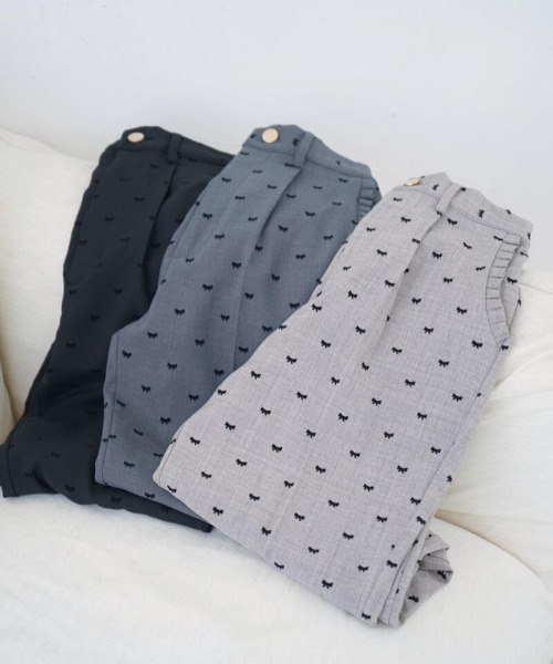 flower(フラワー)の「タイニーリボンパンツ(その他パンツ・レディース・グレー/ブラック/ブラウン・FREE)」の18枚目の写真