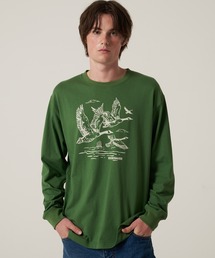 Eddie Bauer | グラフィック 長袖 Tシャツ(Tシャツ/カットソー)