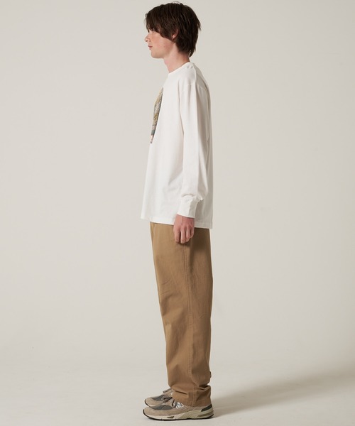 Eddie Bauer(エディーバウアー)の「グラフィック 長袖 Tシャツ(Tシャツ/カットソー・メンズ・ブラック/ホワイト系1/ホワイト系2/グレー/ブラウン/グリーン・S/M/L/XL/XXL)」の9枚目の写真