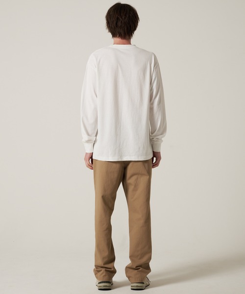 Eddie Bauer(エディーバウアー)の「グラフィック 長袖 Tシャツ(Tシャツ/カットソー・メンズ・ブラック/ホワイト系1/ホワイト系2/グレー/ブラウン/グリーン・S/M/L/XL/XXL)」の10枚目の写真