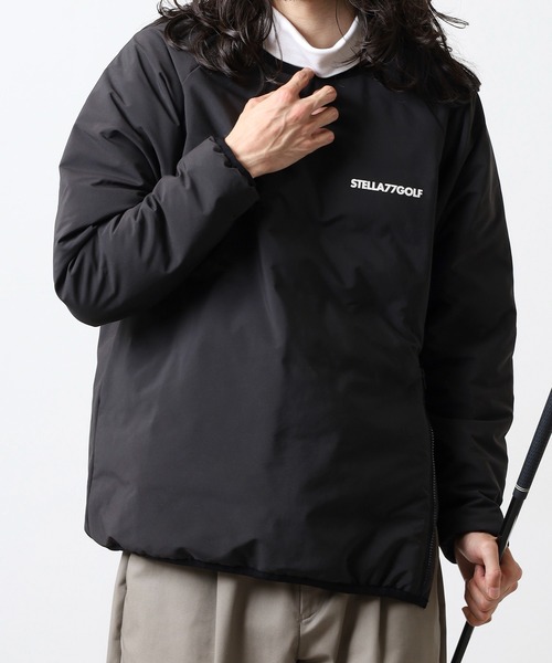 stella77golf(ステラセブンティーンセブンゴルフ)の「中綿シームレスダウントレーナー(その他トップス・メンズ・ブラック/ネイビー/チャコール・M/L/XL/XXL)」の1枚目の写真