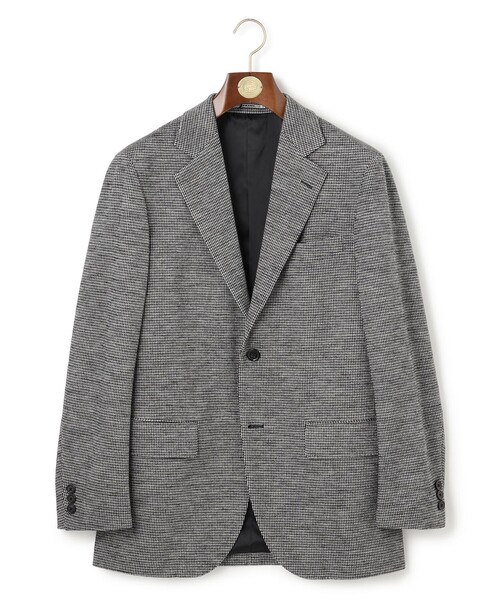 J.PRESS（ジェイプレス）の「【セットアップ対応 / ストレッチ】SOFAニット ストレッチジャージー ジャケット（テーラードジャケット・メンズ・ブラック系8・BM/X-LARGE/LARGE/MEDIUM/BL）」の8枚目の写真
