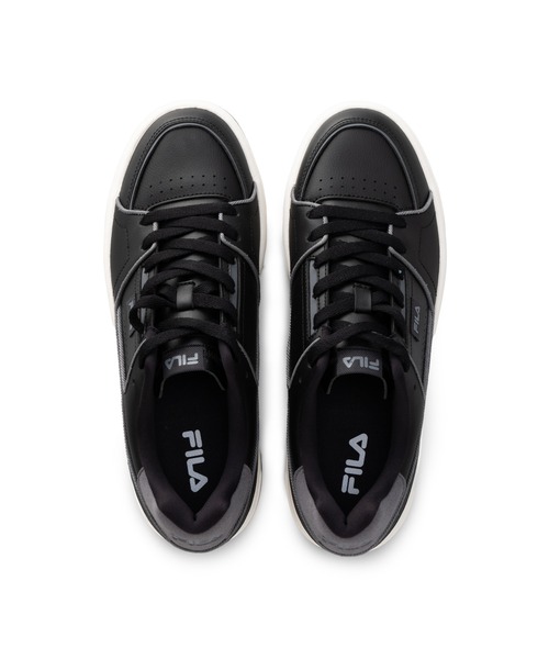 FILA(フィラ)の「FILA COURT FEATHERY V2(スニーカー・レディース・ブラック・28.0cm/27.0cm/26.0cm/24.0cm/25.0cm/23.0cm/22.0cm)」の2枚目の写真